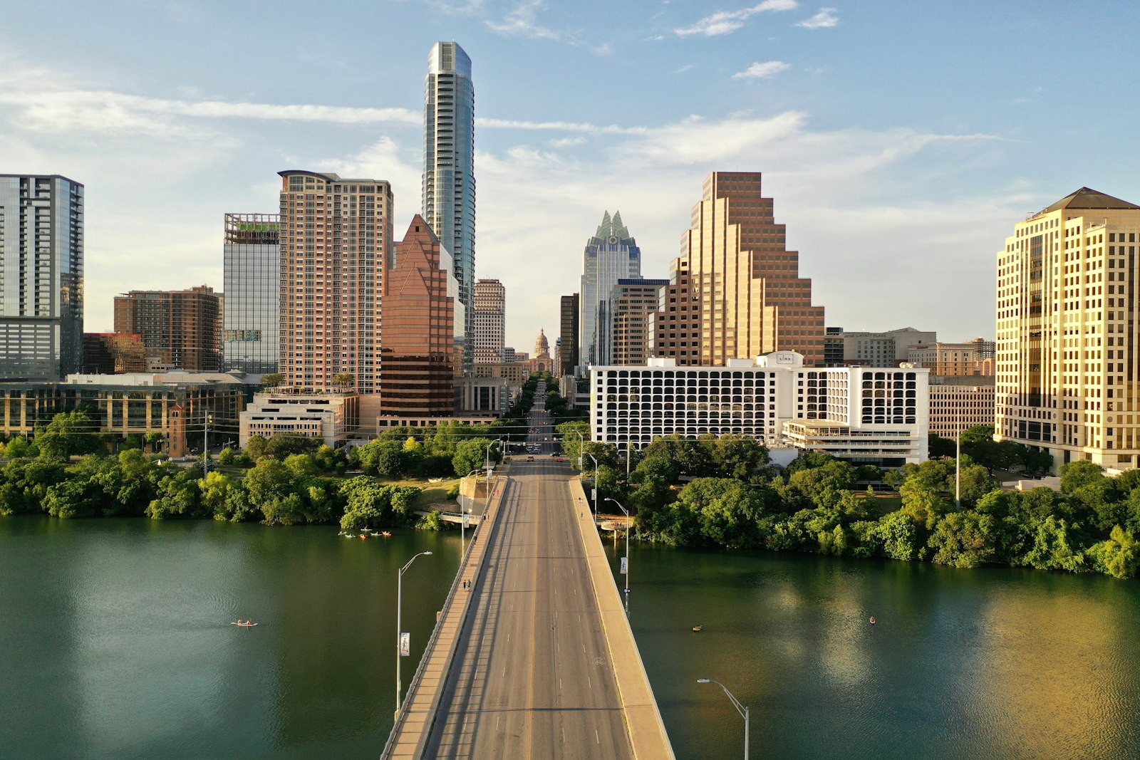 Aerial view representing the Austin market